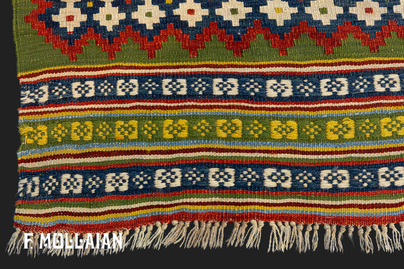 Antique Persian Kashkai (Qshqay) Kilim  n°:32077225